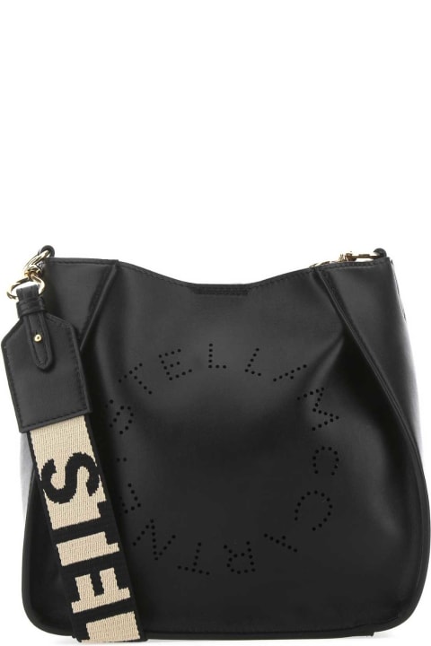 Fashion for Women Stella McCartney Black Alter Mat Stella Logo Crossbody Bag