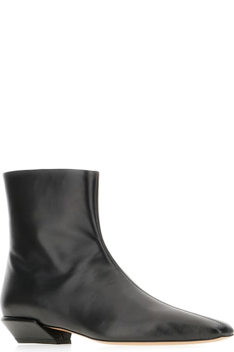 Paris Texas Shoes for Women Paris Texas Black Leather Ankle Boots