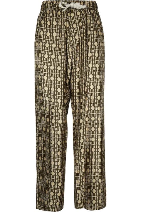 أدوات منزلية Palm Angels Silk Pajama Pants