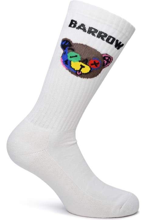 Barrow for Men Barrow Ivory Cotton Blend Socks
