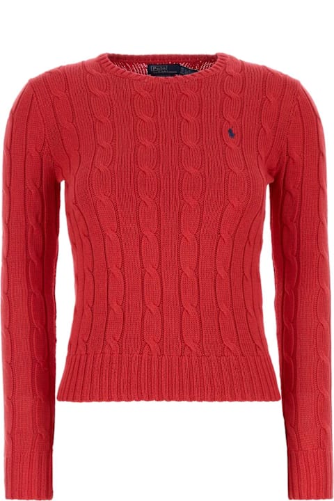 أدوات منزلية Ralph Lauren Red Cotton Sweater