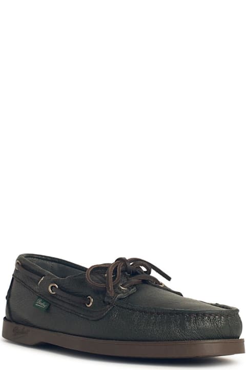 Paraboot Shoes for Men Paraboot Scarpa 'barth' In Green Leather