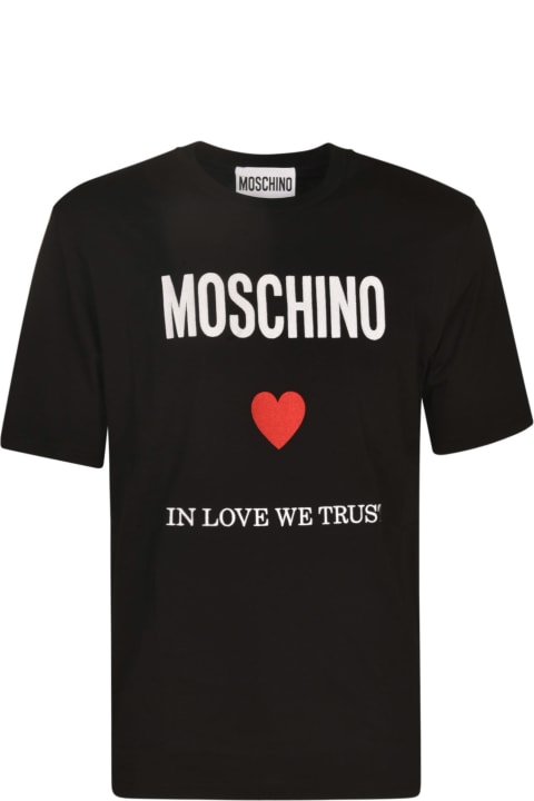 メンズ新着アイテム Moschino In Love We Trust T-shirt