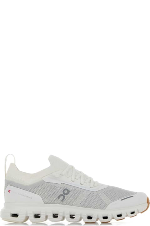 ON for Kids ON White Canvas Cloud 6 Versa Sneakers