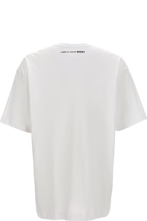 Comme des Garçons Shirt Topwear for Women Comme des Garçons Shirt Logo Print T-shirt