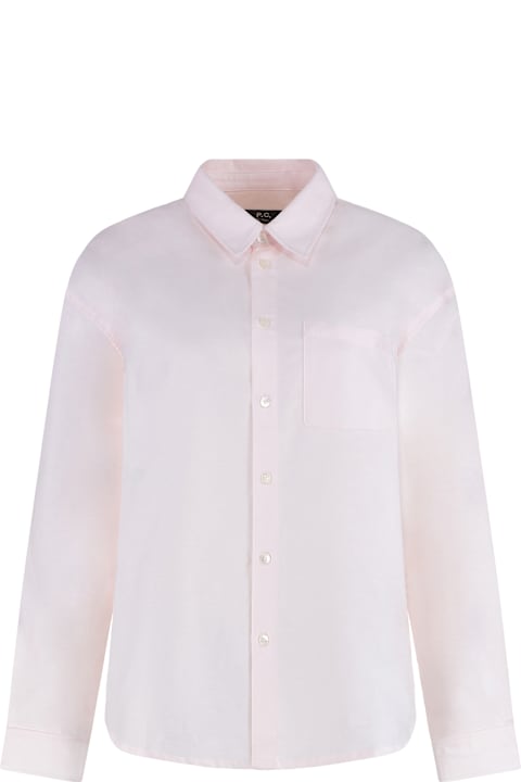 A.P.C. for Kids A.P.C. Boyfriend Cotton Shirt