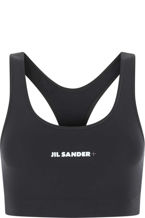 Jil Sander for Women Jil Sander Black Stretch Nylon Top