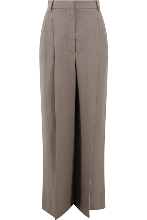 أدوات منزلية Brunello Cucinelli Tailored Pants In Organic Linen Blend
