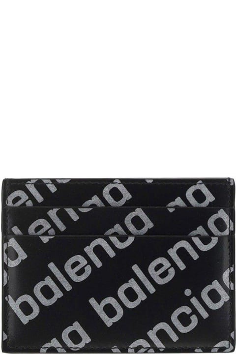Balenciaga for Men Balenciaga Reflective Printed Cash Card Holder