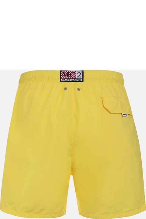 أدوات منزلية MC2 Saint Barth Man Lightweight Fabric Light Yellow Swim Shorts Lighting Pantone | Pantone® Special Edition