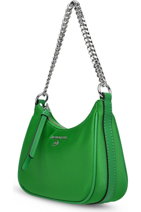 MICHAEL Michael Kors Green Nylon Small Jet Set Bag