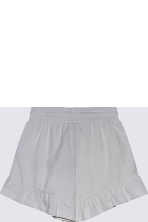 Moschino Bottoms for Boys Moschino White Multicolour Cotton Blend Shorts