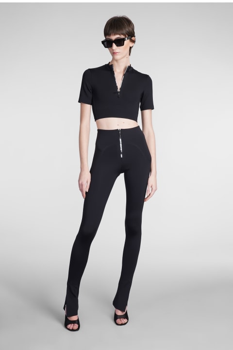Pants In Black Polyamide