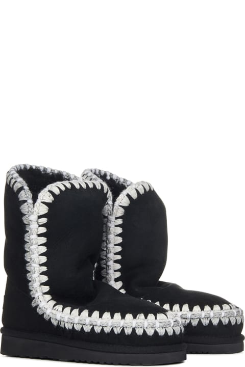 Mou Boots for Women Mou Eskimo Overstitching Boots