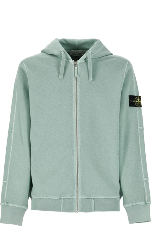 Sweaters for Men Stone Island Cotton Hoodie