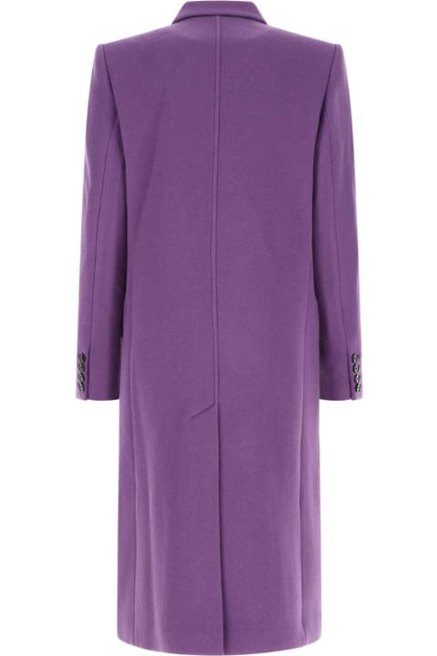 Isabel Marant Coats & Jackets for Women Isabel Marant Purple Wool Blend Enarryli Coat