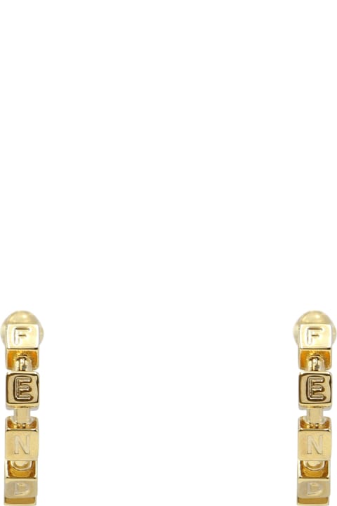 ウィメンズ Fendiのジュエリー Fendi Logoed Earrings