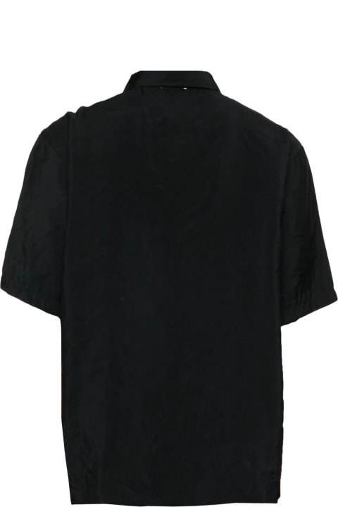 メンズ Family First Milanoのシャツ Family First Milano Black Cupro Shirt