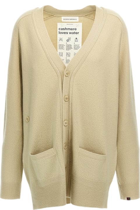 Extreme Cashmere for Women Extreme Cashmere 'n.117 Cardigan Desert' Cardigan