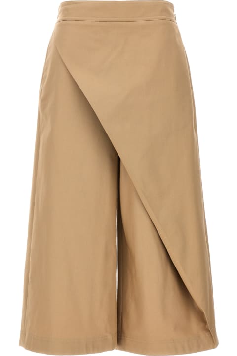 Pants & Shorts for Women Loewe Turned-up Crop Trousers