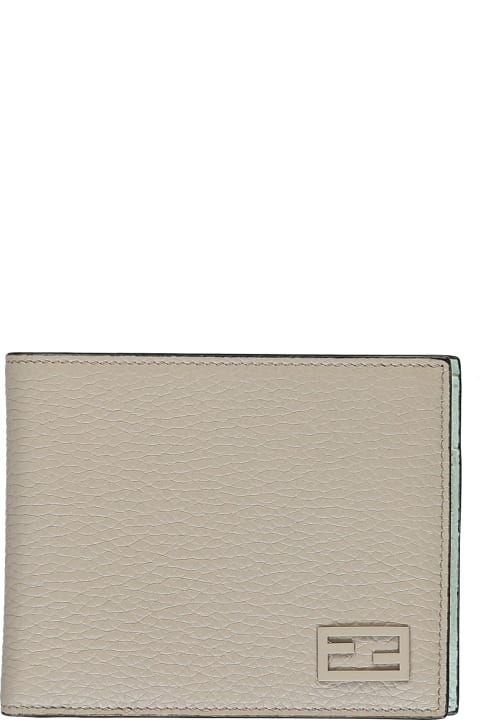 メンズ 財布 Fendi Flap-over Wallet