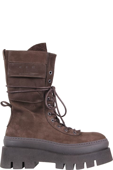 Copenhagen for Men Copenhagen Nabuc Lace Up Mid Boots