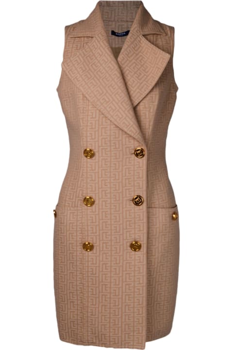 Balmain Coats & Jackets for Women Balmain Jacquard Dress