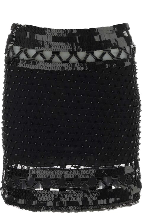 Alberta Ferretti for Women Alberta Ferretti Embellished Mesh Mini Skirt