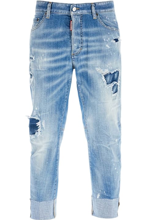 Dsquared2 Sale for Men Dsquared2 Cropped Sailor Jeans For