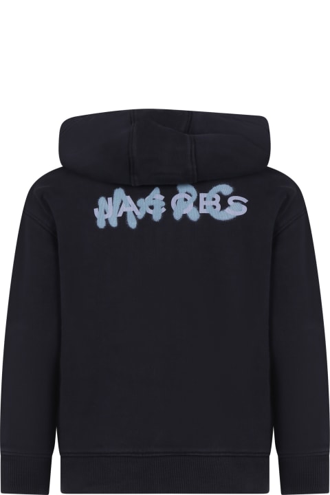 Marc Jacobs for Kids Marc Jacobs Black Sweat-shirt For Kids With Logo