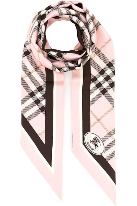 Burberry Embroidered Silk Foulard