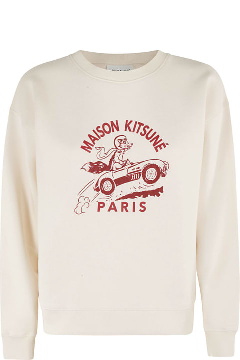Maison Kitsuné Fleeces & Tracksuits for Women Maison Kitsuné Racing Fox Comfort Sweatshirt