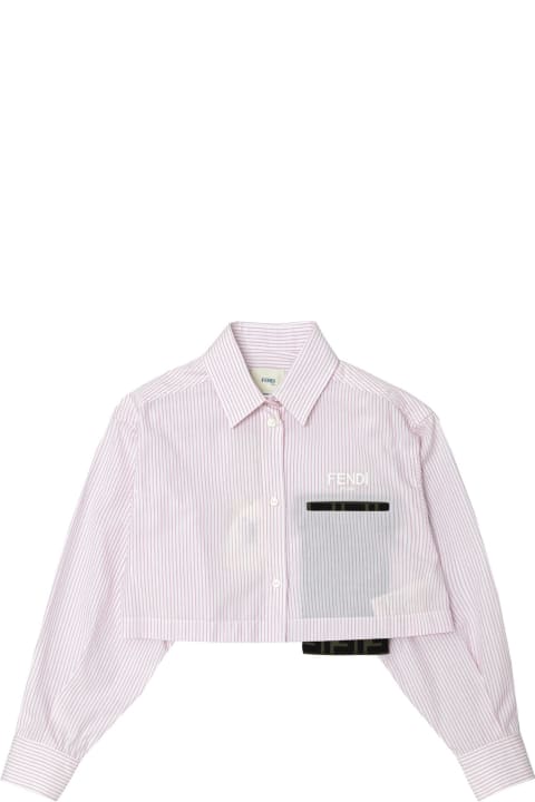 Fendi Sale for Kids Fendi Fendi Kids Shirts Pink