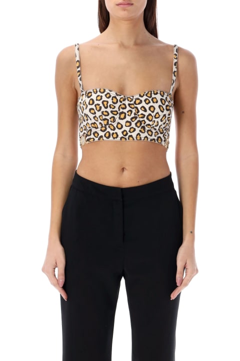 Paco Rabanne Topwear for Women Paco Rabanne Leopard Printed Top