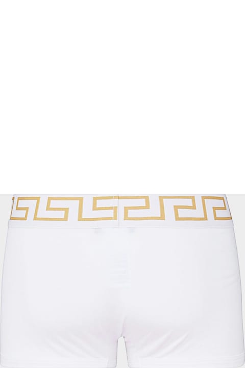 Versace ملابس داخلية لـ القسم الرجالي Versace White And Black Cotton Underwear