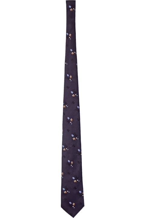 Ties for Men Etro Floral Tie