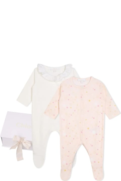 Chloé Bodysuits & Sets for Baby Girls Chloé Pajamas With Ruffles