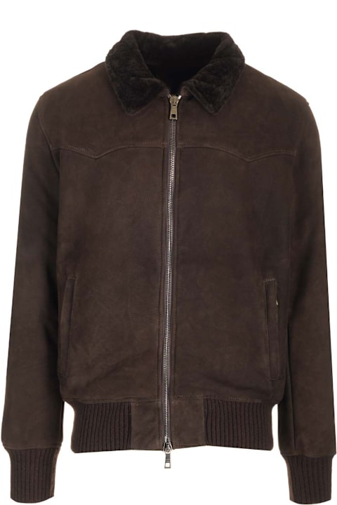 Giorgio Brato Coats & Jackets for Men Giorgio Brato Bomber Jacket In Shearling