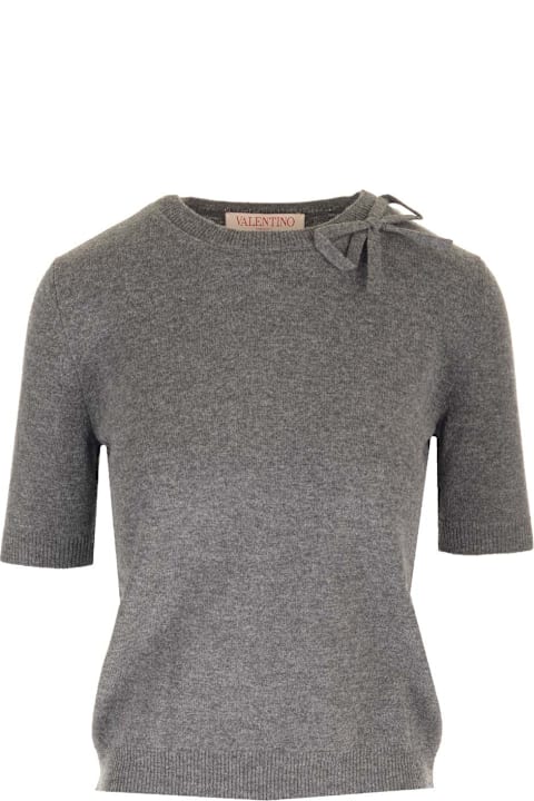 Valentino Garavani سترات لـ السيدات Valentino Garavani Wool Knit Top