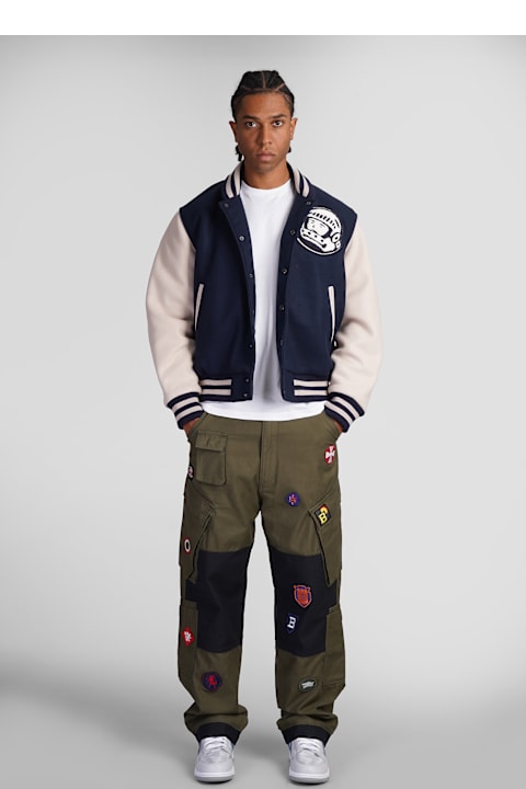 Billionaire Boys Club for Men Billionaire Boys Club Bomber In Blue Polyester