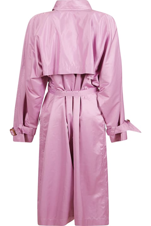 Isabel Marant Clothing for Women Isabel Marant Lilac Polyester Blend Oversize Edenna Trench Coat