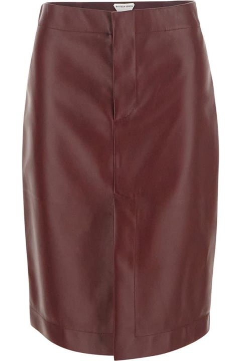 Bottega Veneta for Women Bottega Veneta Leather Skirt