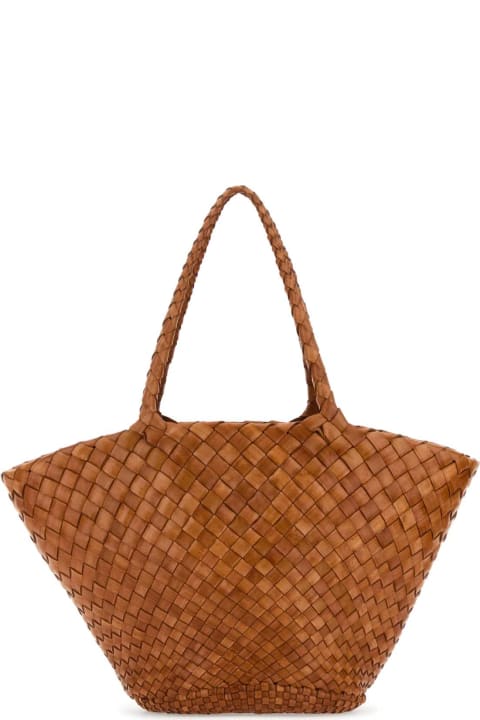Dragon Diffusion Bags for Women Dragon Diffusion Brown Leather Egola Shoulder Bag