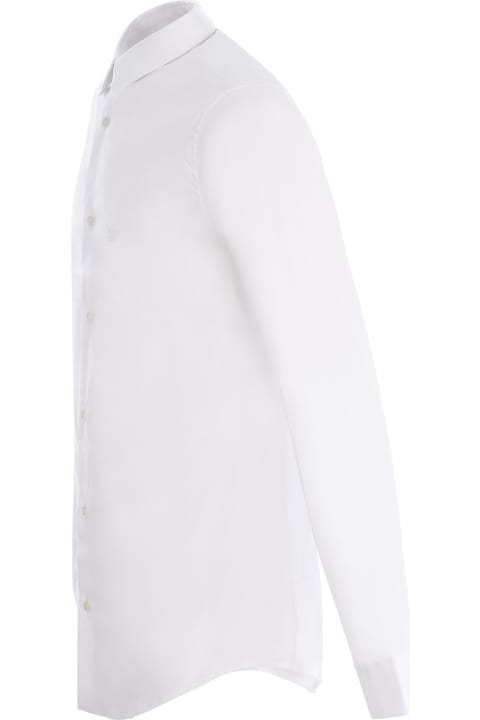 Fashion for Men Giorgio Armani White Poplin Shirt Giorgio Armani