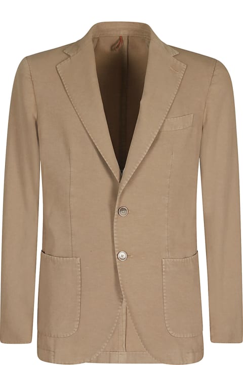 Coats & Jackets for Men Santaniello Giacca Cotone Icegab Gabardina Doppio Ritorto In Ice Cotton High Twist