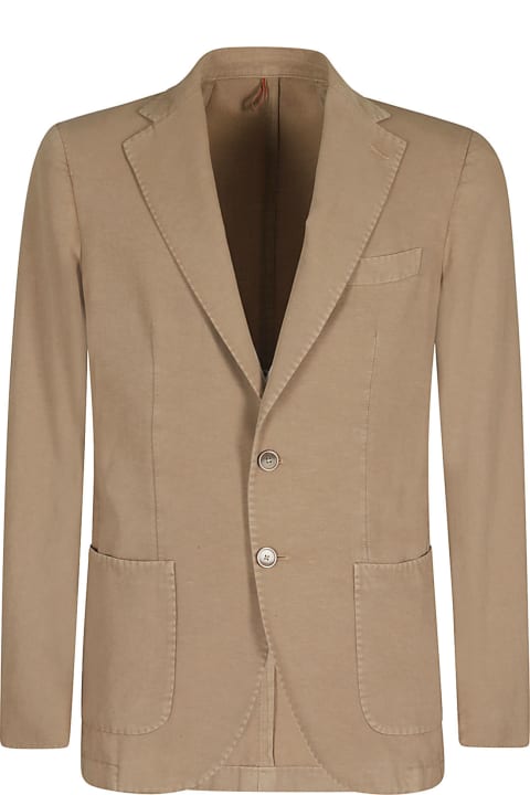 Santaniello Coats & Jackets for Men Santaniello Giacca Cotone Icegab Gabardina Doppio Ritorto In Ice Cotton High Twist