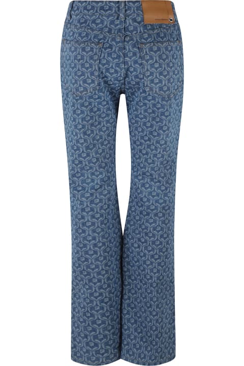 Paco Rabanne الجينز لـ السيدات Paco Rabanne Printed Buttoned Jeans