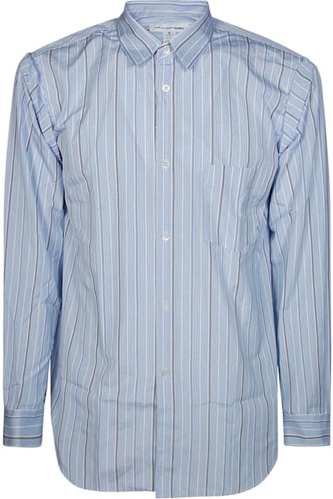 メンズ Comme des Garçonsのシャツ Comme des Garçons Striped Long-sleeved Shirt