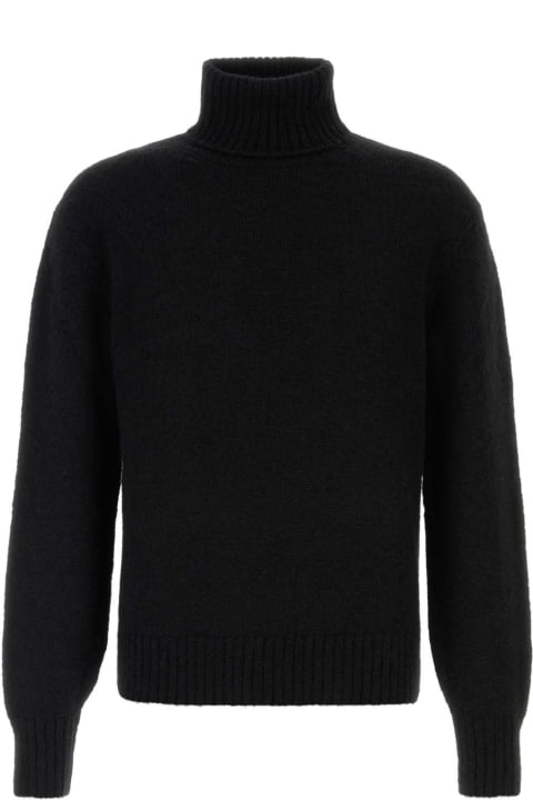 Tom Ford for Men Tom Ford Black Alpaca Blend Sweater