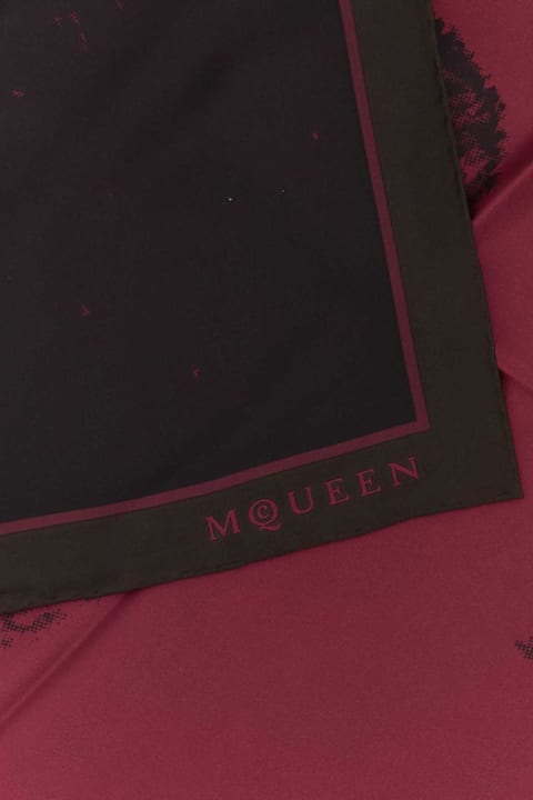 Alexander McQueen Scarves & Wraps for Men Alexander McQueen Printed Twill Foulard